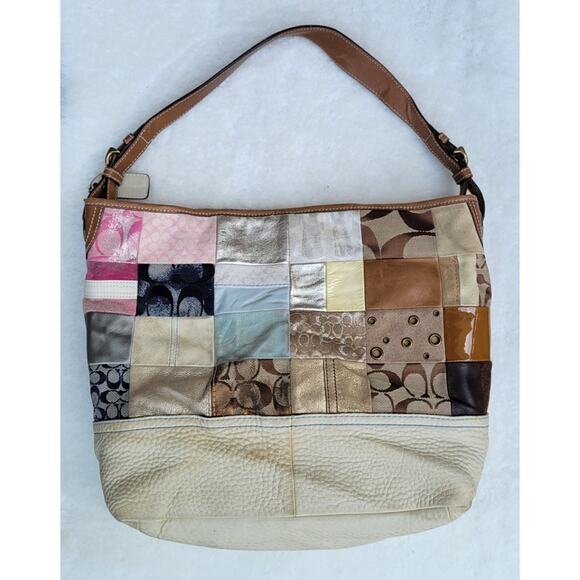 Coach Patchwork Leather Tote - Picture 3 of 12